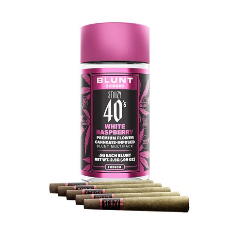 Stiiizy White Raspberry 5g 40 S Preroll Multi Pack Leafly