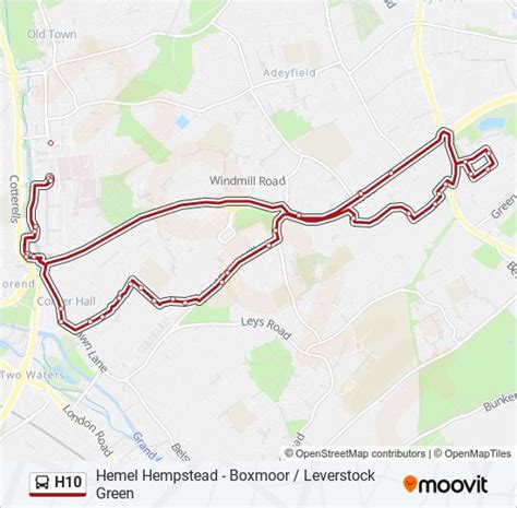 H Route Schedules Stops Maps Hemel Hempstead Updated