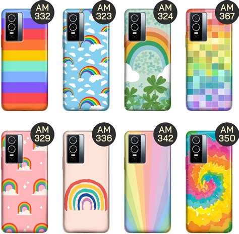 Hello Case Etui Do Vivo Y76 5G Tęcza Rainbow Obudowa Etui na telefon