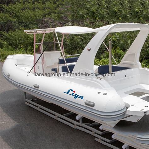 Liya China 24 6FT Yacht Luxury Rib Boat With Motor For Sale China Rib