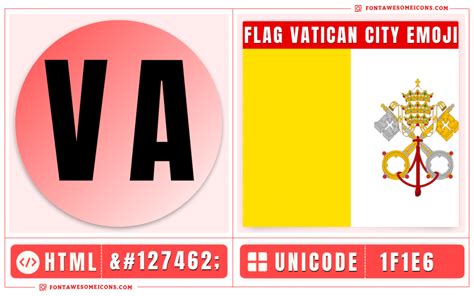 Flag Vatican City Emoji Copy Paste, Meaning | Unicode