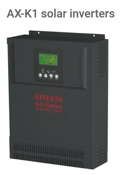 Effekta Solar Inverter Ax K Solvelectric Webshop