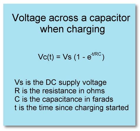 Rc Circuit Formula Derivation Using Calculus Owlcation