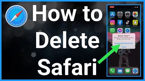 How To Delete Safari From Iphone Youtube