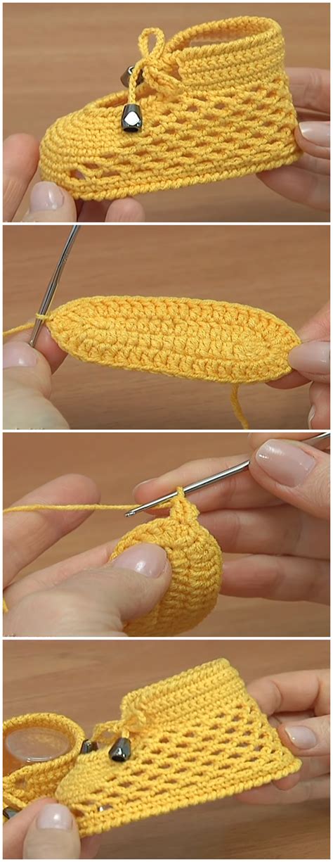 Learn To Crochet Baby Shoes