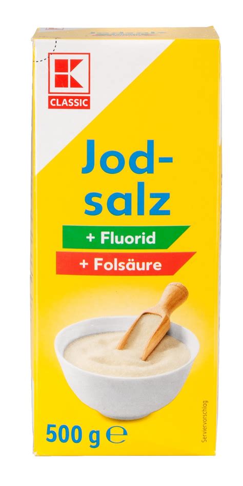 Test Kaufland K Classic Jodsalz Fluorid Folsäure Stiftung Warentest