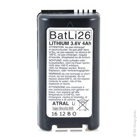 Batterie Systeme Alarme Daitem Batli V Ah