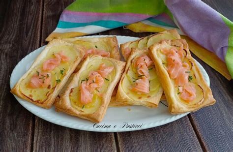 Sfogliatine Con Patate E Salmone Cucina E Pasticci