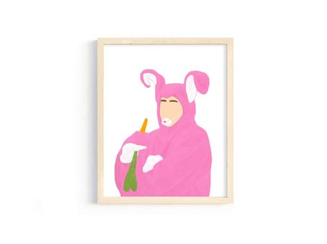 Chandler Bing Pink Bunny Costume Friends Halloween 8x10 Digital Prints ...