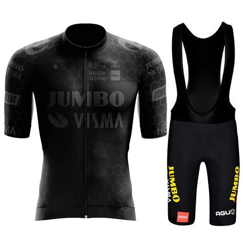 JUMBO VISMA Maillot De Ciclismo Profesional Para Hombre Ropa Para