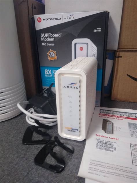 Motorola Arris Surfboard Modem 400 Series Model Sb6141 Ebay