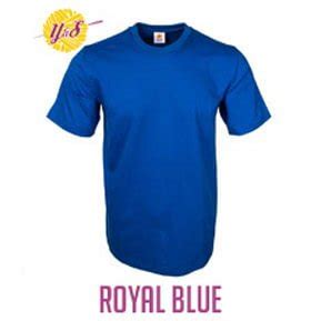 Yarn Spindle Eco Soft Royal Blue Sablon DTG Satuan Kaos