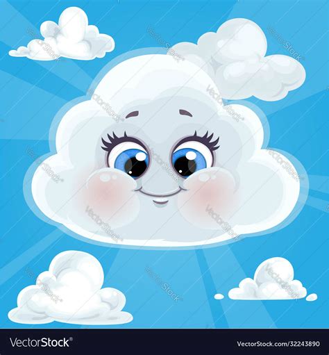 Geeky Cloud Emoji Cartoon Vector Clipart FriendlyStock, 55% OFF