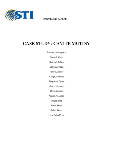 Cavite Mutiny Final | PDF | Philippines