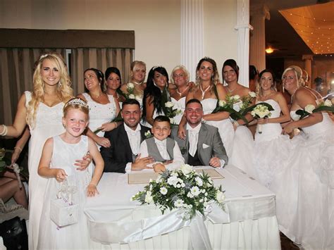 This Gay Couple Asked All Their Bridesmaids To Wear Wedding Dresses Bored Panda