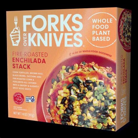 Forks Over Knives® Fire Roasted Enchilada Stack Frozen Meal 14 Oz Kroger