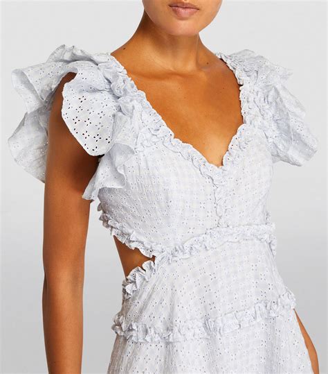 Sale Needle And Thread Gingham Ruffle Mini Dress Harrods Us