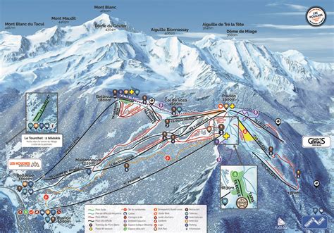 Ski Maps - Chamonix Ski Passes and Early Bird passes