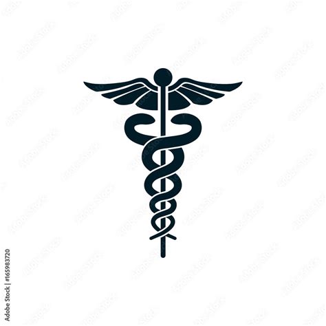 Medical Snake Symbol Vector De Stock Adobe Stock