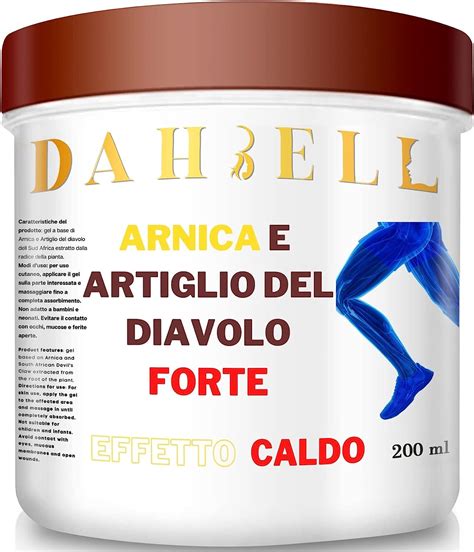 Dahbell Artiglio Del Diavolo Forte E Arnica Per Cavalli Uso Umano Gel