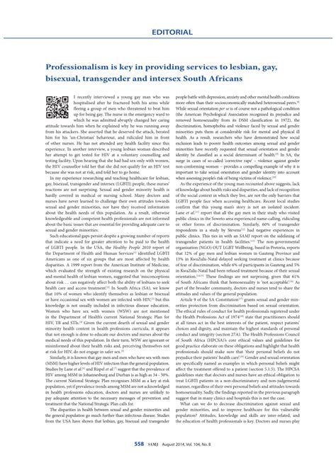 PDF Professionalism Is Key In Providing Services To Lesbian Gay