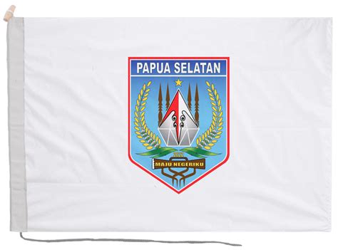 South Papua Province Indonesia Flag with Rope & Toggle