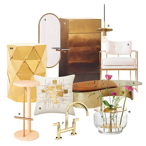 10 On Trend Brass Accents For Your Home