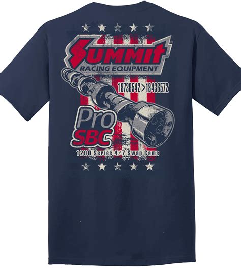 Summit Racing 0517 2x Summit Racing Equipment® Pro Sbc T Shirt Summit