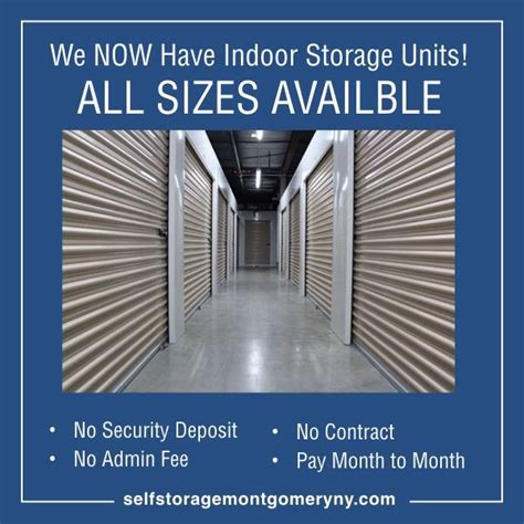 Convenient and Affordable Indoor Self Storage Units