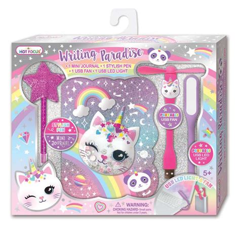 Jual Hot Focus Writing Paradise 209 Cat Notebook Set Dengan Pen Portable Usb Fan Dan Led Light