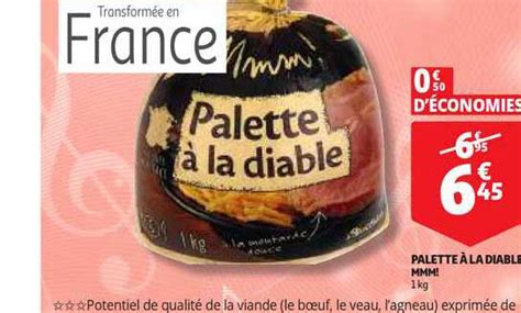 Promo Palette La Diable Mmm Chez Auchan Direct Icatalogue Fr