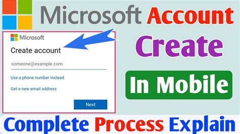 How To Sign In Ms Word In Android Phone How To Create Microsoft Account In Mobile Youtube