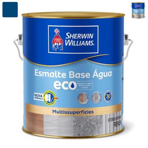 Tinta Esmalte Base Agua Azul Fran A L Sherwin Williams Sherwin