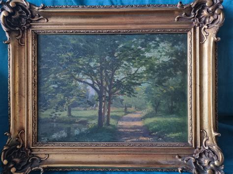 Victor Lecompte (1856-1920) (attributed to) - Sentier dans - Catawiki 