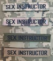 Нашивка Sex Instructor вишивка в Києві