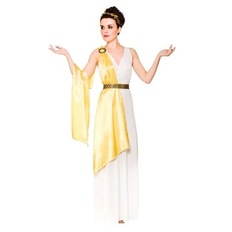 Ladies Greek Goddess Ancient Times Toga Roman Adult Fancy Dress Costume