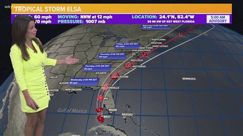 Tracking Tropical Storm Elsa in Florida: The latest path | wkyc.com