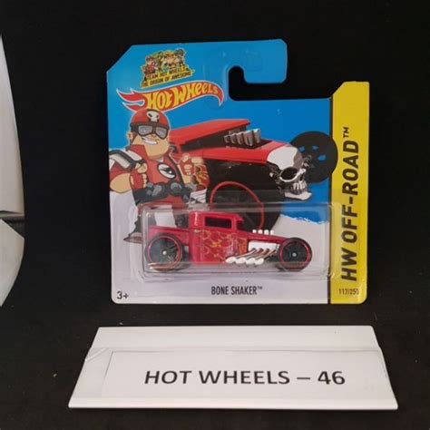 Hot Wheels Short Card Red Bone Shaker Shopee Malaysia