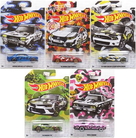 Cole O Completa Miniaturas Urban Camouflage Hot Wheels Hot Hweels Carrinho