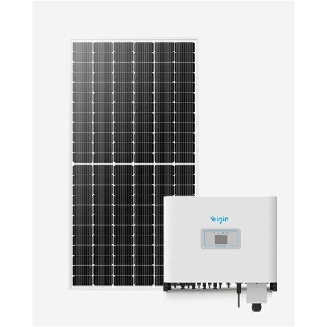 Kit Energia Solar 53 94kWp 580W 380V Fibrocimento Madeira Elgin Solar