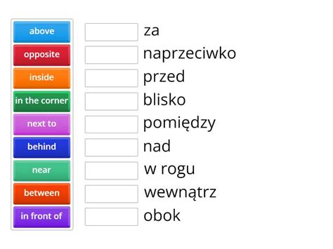 Zaimki Po Angielsku Match Up