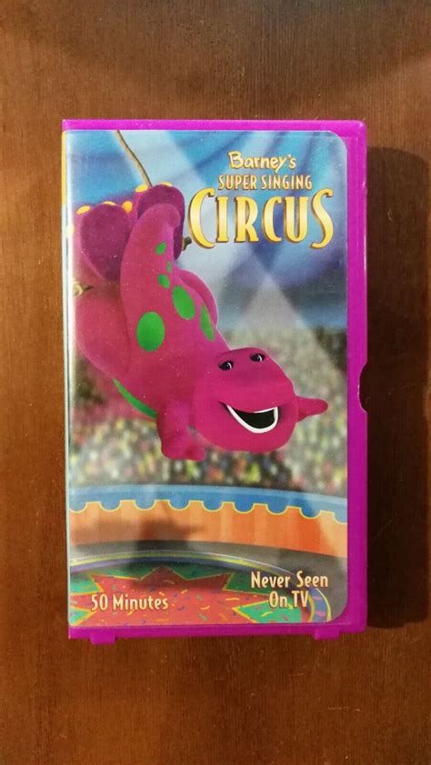 Barney Super Singing Circus Vhs 2000 Grelly Usa