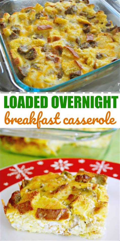 Overnight Egg Breakfast Casserole Mess For Less