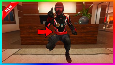 NEW MODDED OUTFIT TRON ROJO MINI PED EDITOR GTA 5 ONLINE OUTFIT