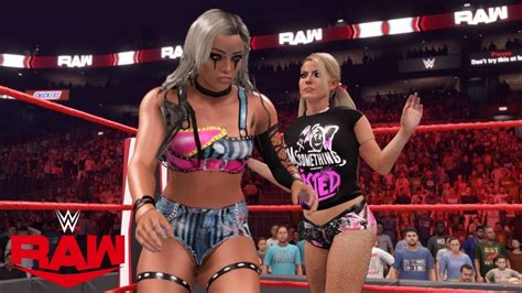 Wwe 2k22 Raw Alexa Bliss Vs Liv Morgan Youtube