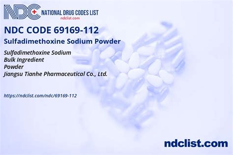 Ndc Sulfadimethoxine Sodium Powder