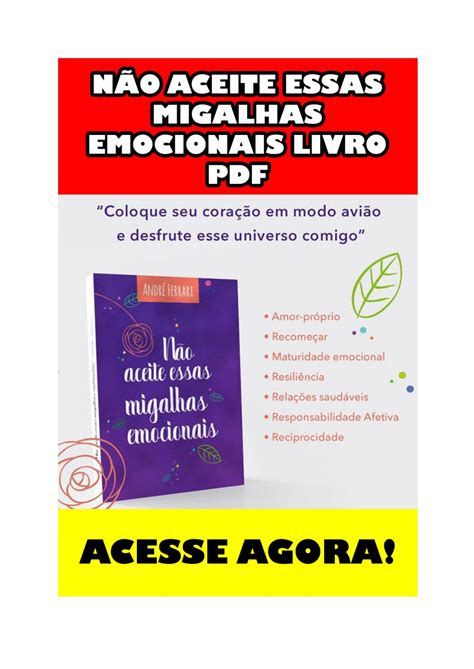 N O Aceite Essas Migalhas Emocionais Livro Pdf Ebook Andr Ferrari