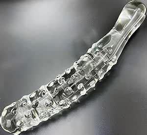 Amazon 11 8 Large Glass Cucumber Dildo 2 Max Diametre Glass Butt Plug Curved Dildo