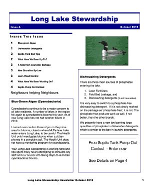 Fillable Online Long Lake Stewardship Fax Email Print PdfFiller