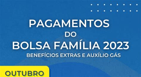 CALENDÁRIO BOLSA FAMÍLIA 2023 OUTUBRO 1ª parcela ANTECIPADA Saque